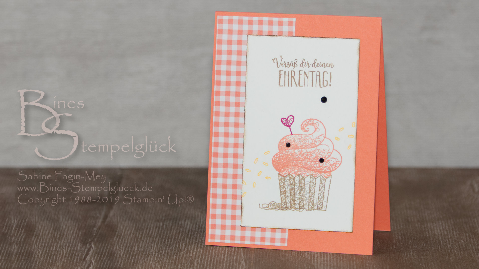 Geburtstagskarte Hello Cupcake – Süße Grüße für Dich 2.0