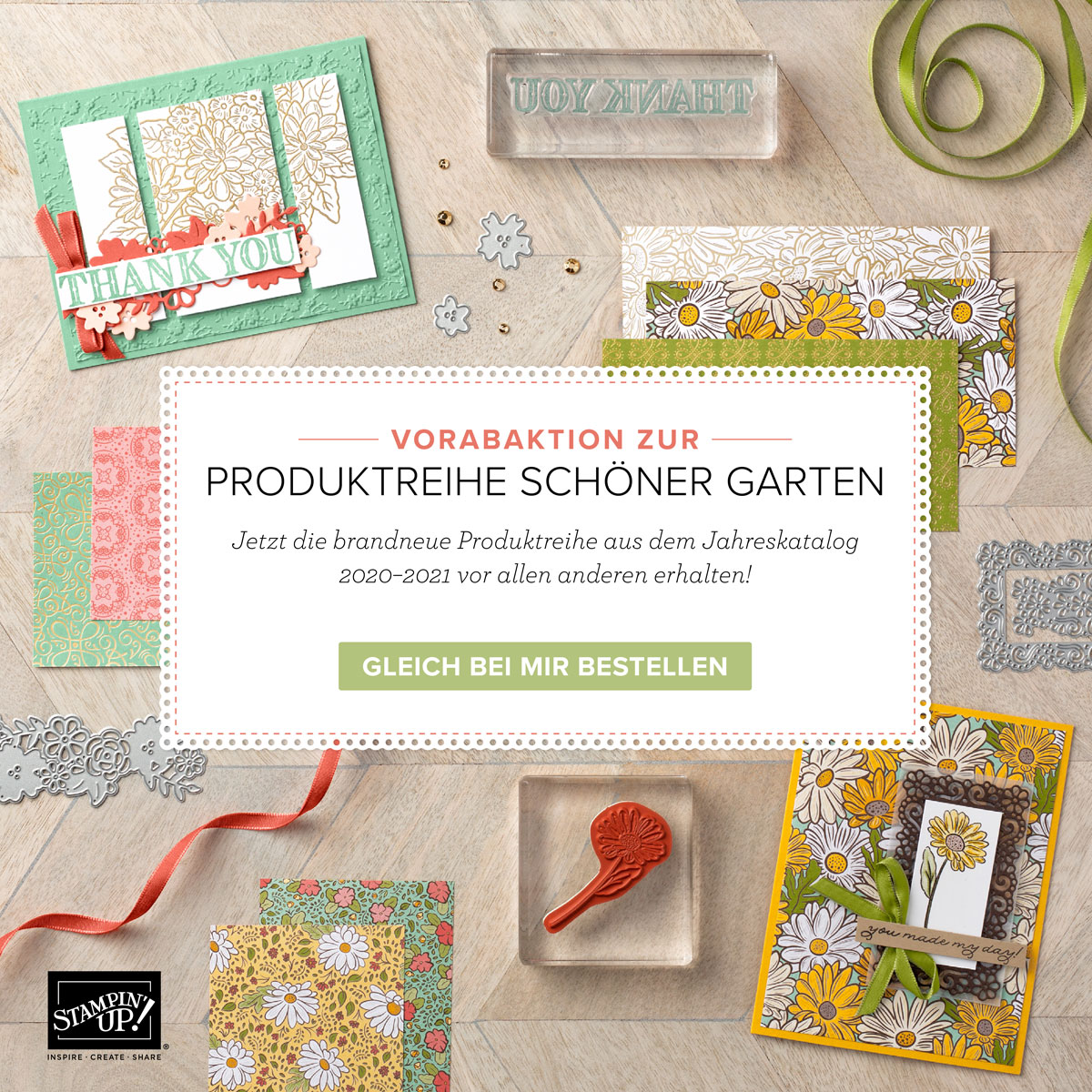 Produktreihe „Schöner Garten“ mit Stampin' Up!