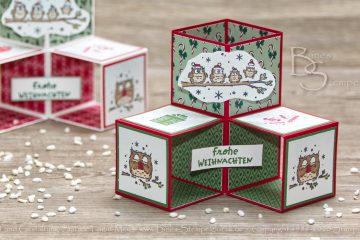 Triple Pop-Up Cube Card mit Stampin' Up!