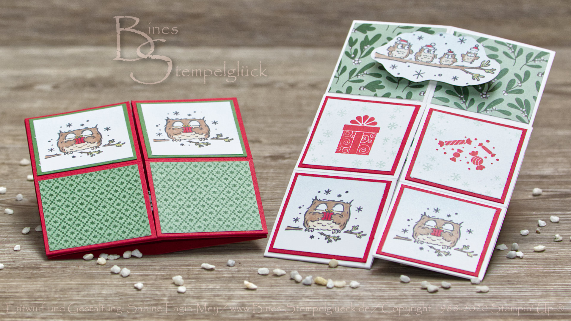 Triple Pop-Up Cube Card mit Stampin' Up!