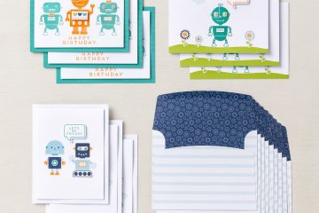 Neues Produktset „Kinder-Kartenset Robotergrüße“ - Stampin' Up!