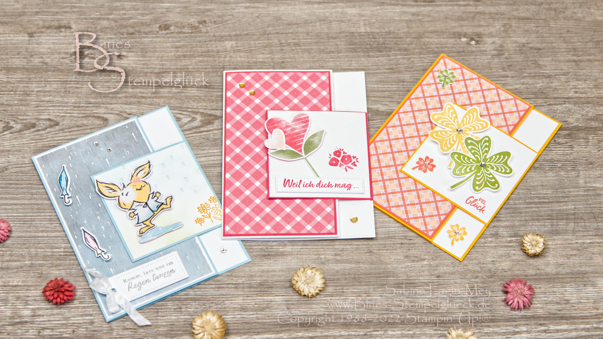 DIY Fun Fold Card mit neuen Produkten - Stampin' Up!