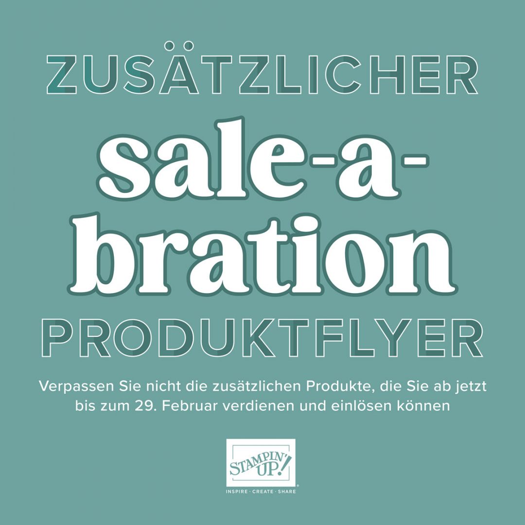 Neue Sale-A-Bration Gratisprodukte - Stampin' Up!