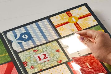 Ab dem 23. September 2025 bietet Stampin’ Up! den brandneuen Adventskalender für 12 Tage an. Hinter jedem Türchen stecken exklusive Stanzformen, Papier, Accessoires und weitere Artikel.