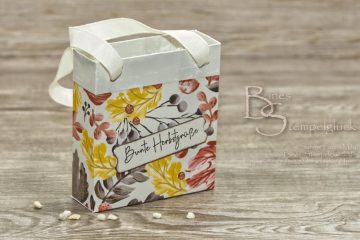 Bezaubernde Geschenktüte schnell und einfach zu basteln.
