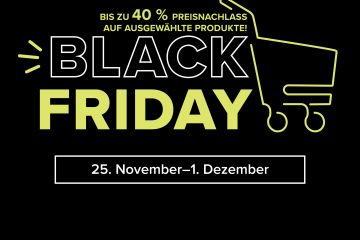 Black Friday bei Stampin’ Up! Vom 25. November bis 1. Dezember läuft zum allerersten Mal die Black Friday-Aktion bei Stampin’ Up! In diesem Zeitraum gibt es folgende Preisnachlässe: 40 % Preisnachlass auf Stampin’ Blends, Papierschneidemaschine und Klingen, Tintenpakete 25 % Preisnachlass auf ausgewählte Klebemittel 15 % Preisnachlass auf ausgewählten Farbkarton
